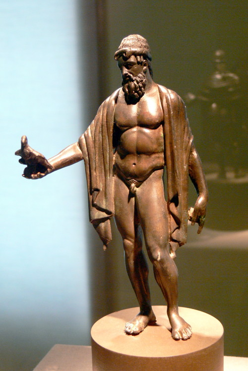 Romegreeceart: Juppiter * 2Nd / 3Rd Century Ce * Bronze * Bavaria / Raetia (Limes)