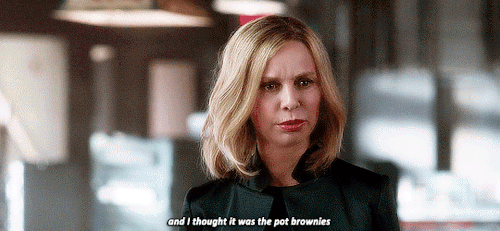  —Cat Grant about her former college RA, now President Olivia Marsdin who is a shapeshifting alien, 