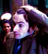 timeandspacegifs:  tenth doctor   hair (for anonymous) 