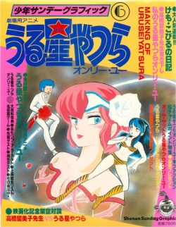 codapiccola:  The Movie “URUSEI YATSURA only you” directed by Mamoru Oshii 1983 redraw by original manga auther Rumiko Takahashi. 