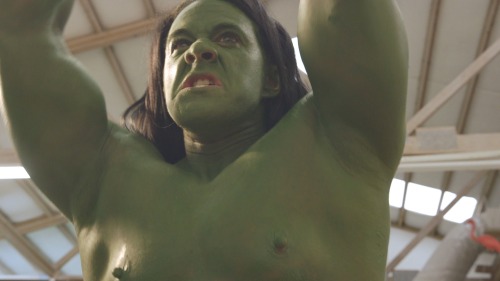 Screencaps from “She Hulk - More Than a Mouthful” featuring Electra, Nicole Banner as Serena Steel as the She Hulk! This movie has it all! Super Villains, Superhero’s, Transformation, Special FX - Supergirls Eye Lasers and Breath Weapon.