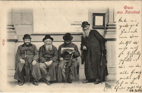 Elderly Jews From Karlsbad, Modern-day Karlovy Vary, Czechia