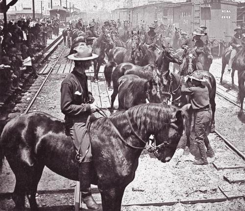 old-hopes-and-boots: Roosevelt’s Rough Riders, 1898.