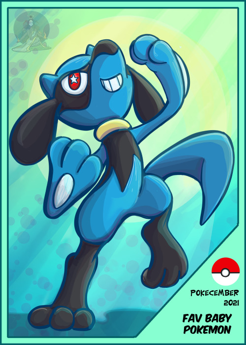  Pokécember 2021 - Day 30- Fav Baby Pokémon: Riolu Buy Me a Coffee: https://ko-fi.com/empressworksCh