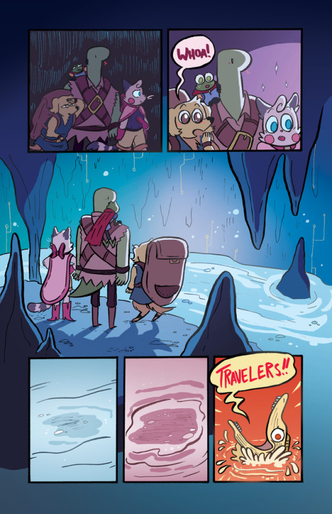Dungeon Critters #3Here’s the first 9 pages of the third issue of Dungeon Critters, a comic I 