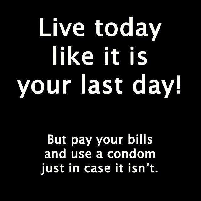 hotlitchic:  Just in case, baby.