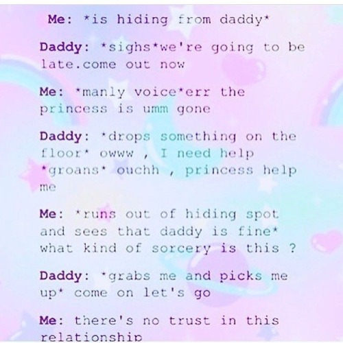 vonniekitty: The pure deceptionHahahhaa!!! I could see Daddy doing this!