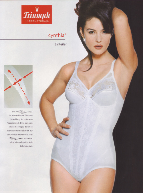 mymonica: Monica Bellucci in Triumph Lingerie Advertisement Sexy Triumph Lingerie Advertisement of M