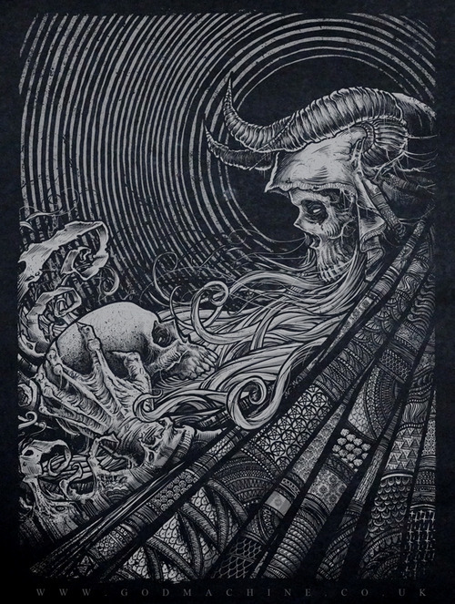 lowfi666:  Some art by one of my fav illustrators, Godmachine.