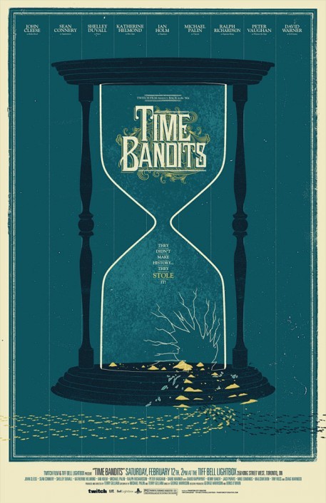 thepostermovement:  Time Bandits by Phantom City Collective