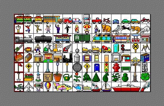 All of the Kid Pix Stamps : r/VintagePixelArt