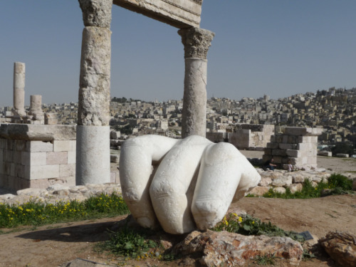 classicalmonuments:Temple of HerculesPhiladelphia (Amman), Jordan161-166 CE52 m. in length, 22 m. in