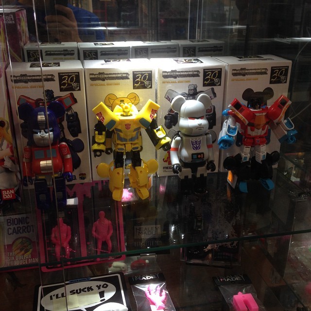 I want one of these. Leaning towards Optimus. (at Toy Tokyo)