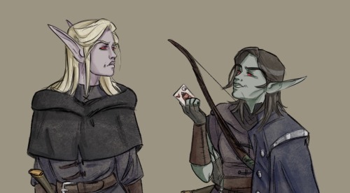 fireandirons:Velonara and Anya finished! From @romanimp ‘s Drust AU you search the mountain Anyway I