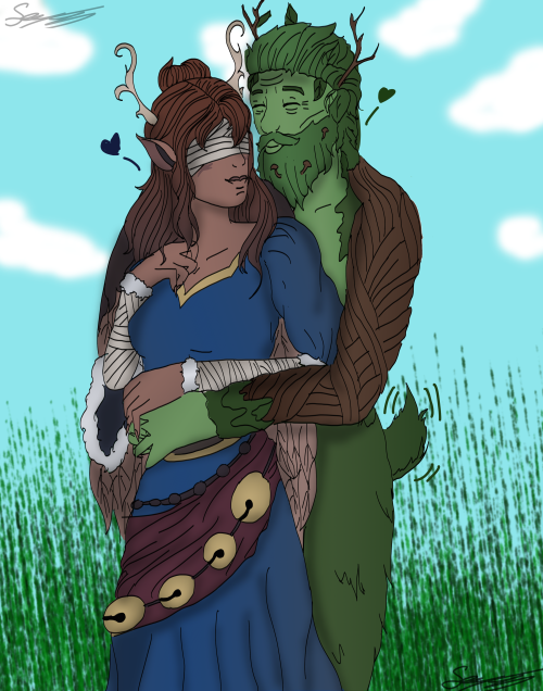 Quick Little Art Gift For @sasaleleselfships ! Was Alot Of Fun Drawing These Two They Are So Cute Together
