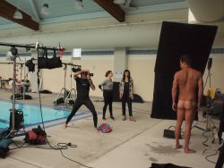 365daysofsexy:  NATHAN ADRIAN BTS for the