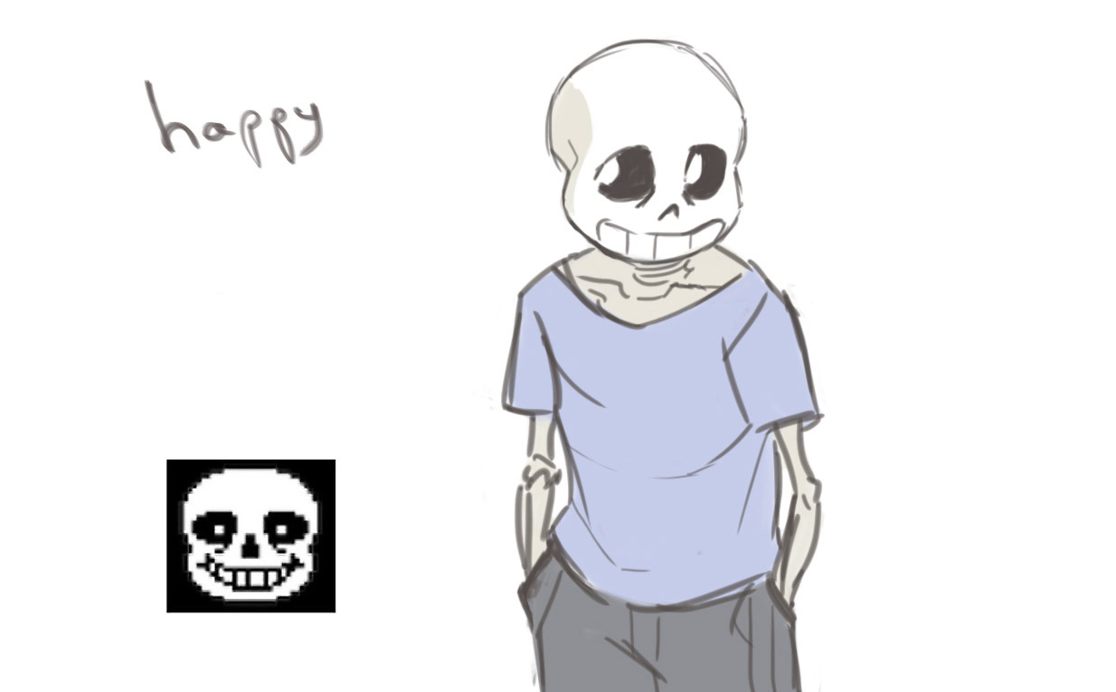 junorsky:just the many emotions of sans