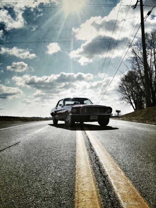 justoldmustangs:  Someone submitted this 1967 Coupe but I don’t know who. Just old Mustangs