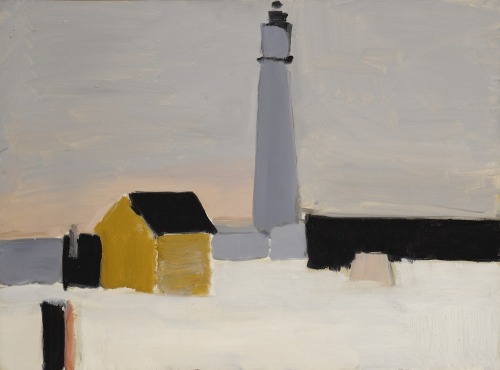 lawrenceleemagnuson:Nicolas de Staël (1914-1955) Le Phare (Antibes) 1954 oil on canvas 60 x 81 cm