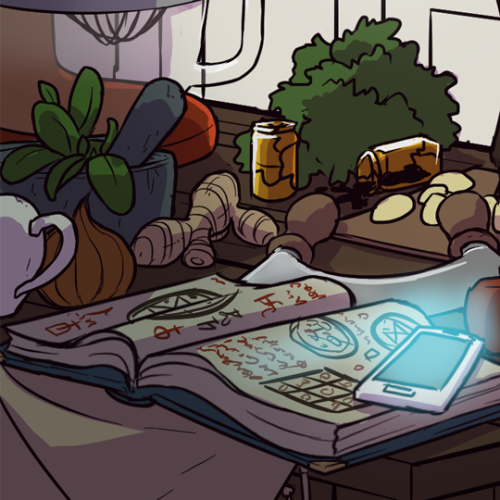 brenna-ivy:It is done! The Modern Male Witch: Kitchen is here! :DHe is a bit messy, but he can alway