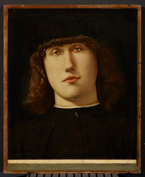 Portrait of a Young Man, by Lorenzo Lotto, Accademia Carrara, Bergamo.