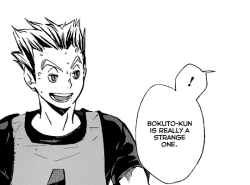 vyctornikiforov: “Koutaro Bokuto. A 3rd year Captain and Wing Spiker of Fukurodani Volleyball Team.” 