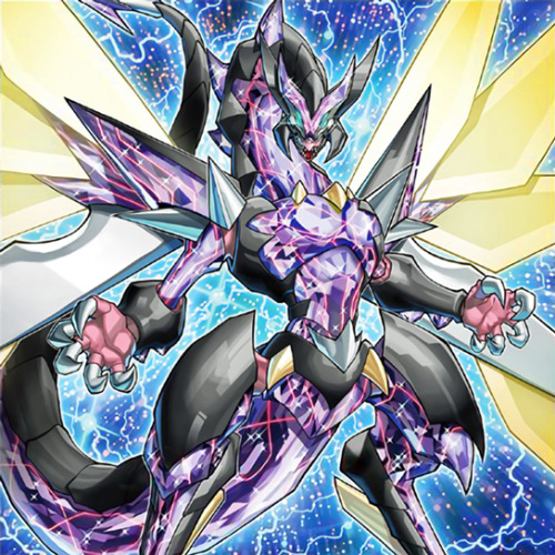 fyeahygocardart:Cyberse Clock Dragon