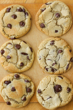 foody-goody:  Perfect Chocolate Chip Cookies