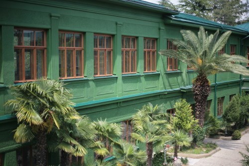 Stalin&rsquo;s dacha in SochiPainted green for camouflage, the building was once Stalin&rsquo;s favo