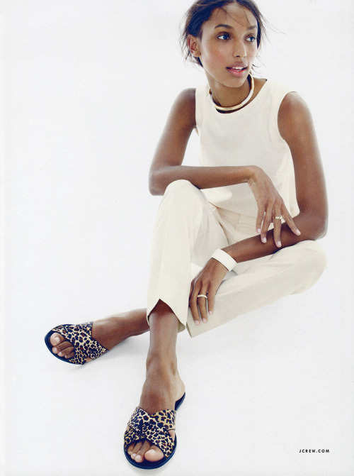 Jasmine Tookes for the J. Crew S/S 2015 campaign