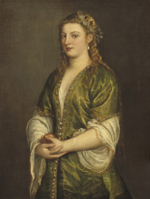  Titian, Portrait of a lady, c.1555 