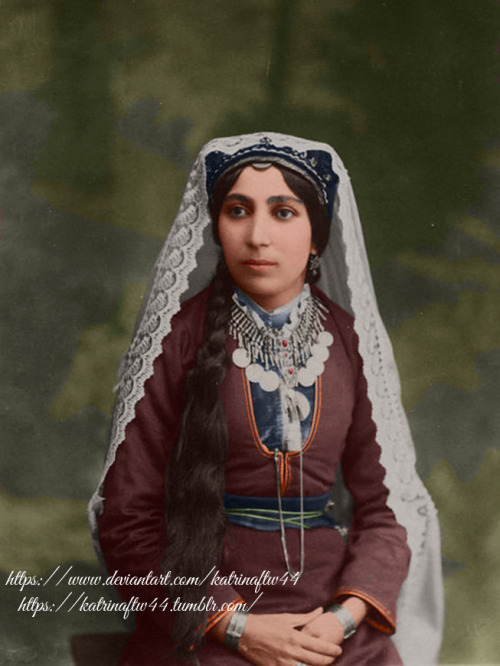 katrinaftw44: Colourization I did of an Armenian woman in 1900 