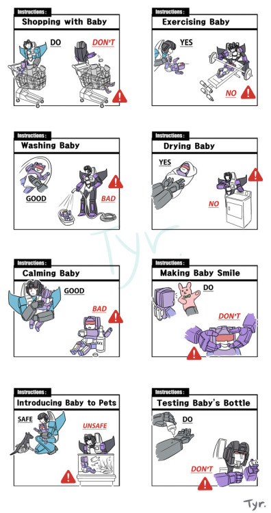 skyhigh027:Good baby sitter by Tyr44Tyr44: Who will you choose?            I heard Skywarp is little
