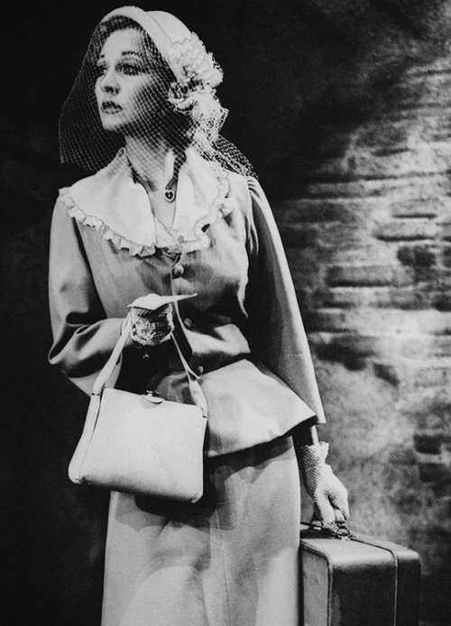 divinevivienleigh:“The theatre is a place where one has time for the problems of people to who