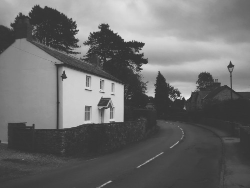 White cottage. St Fagans, Wales.