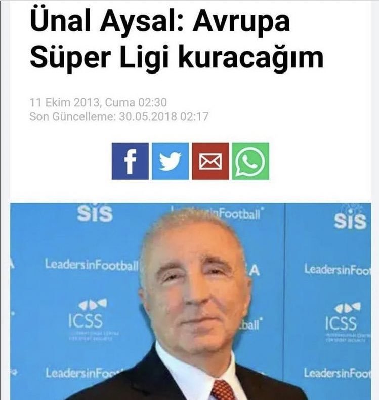 Ünal Aysal: Avrupa Süper...