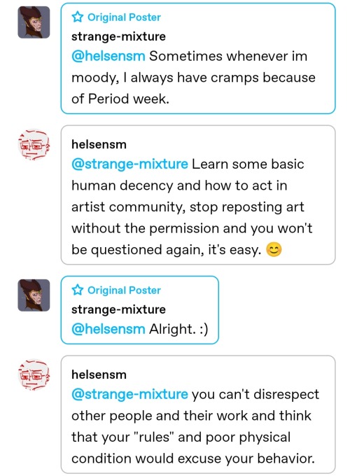 It Has Come To My Attention That @strange-mixture Has Not Only Blatantly Stolen An Artwork From Zero4tel,