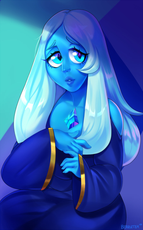 Felt like drawing blue Diamond because i love her design so much &lt;3 