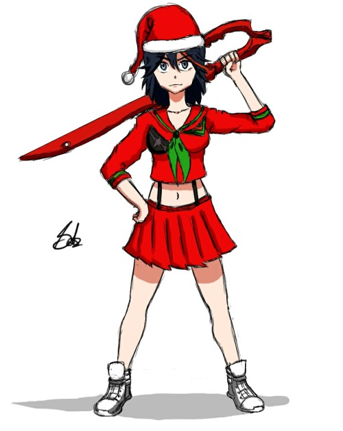 darksouldream:Christmas Ryuko! | Joe #pixiv