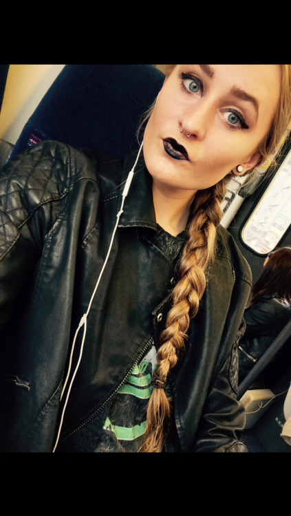athame:  you can’t feel bad when you’ve got some good old black lipstick and winged eyeliner on 