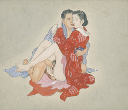 artofshunga:Unknown Artist1930 (Showa Period)watercolour