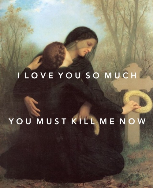 Le Jour des Morts (1859), William Bouguereau / If I Was Your Vampire, Marilyn Manson