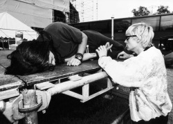 cobainsdaily:  Dave &amp; Kurt, Stockholm. June, 1992