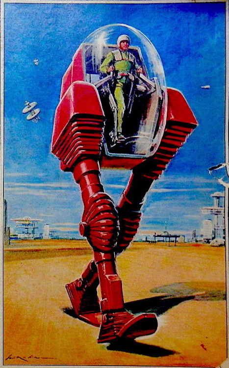 The Pedipulator - Cover illustration by the great Walter Molino featured on the 2 January 1966 issue