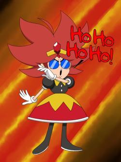 mofetafrombrooklyn:  This is “Eggette”, the supposed “niece” of Robotnik/Eggman. She’s a trend I got caught up in, and it was obligatory for obvious reasons. Mainly ‘cause I have Sonic Mania… ^^;   this needs to be canon! &lt;3