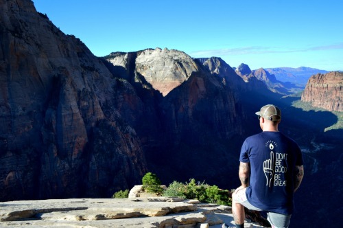 Zion National Park • Angel’s Landing Trail • Utah This morning was great. We woke up at 5:20 and cau