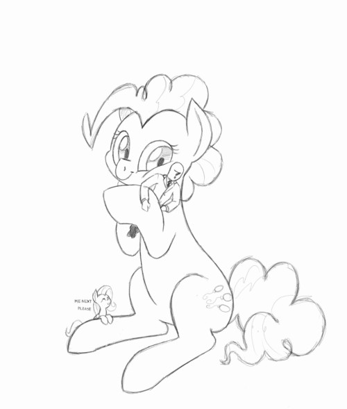 topshelfblog:Giant Pinkie hugging anon. Flutterbutt is next on the list.x3! D’aww~
