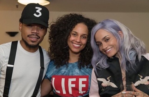 eyeblogaboutnothin: Chance The Rapper, Alicia Keys and Kehlani