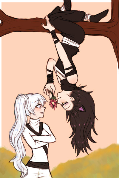 art trade with bonpyro who asked for monochrome as ninjas!! haHAH  i hope this is alright!! (；▽；) ♥