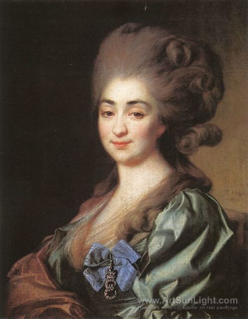 Portrait of Princess Praskovia Repnina by Dmitry Levitzky, 1781